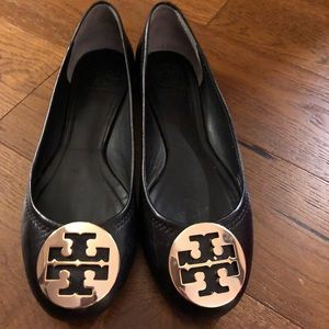 Selling Tory Burch Black Flats Size 9